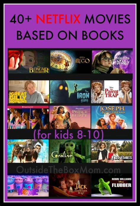 40 Netflix Movies Based On Books For Kids 8 10 Netflix Movies