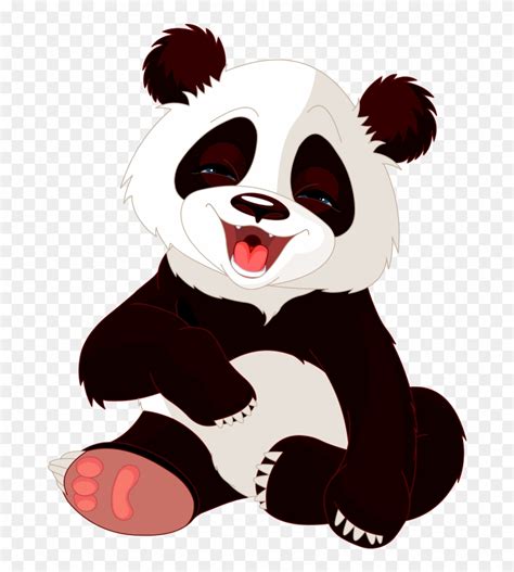 Cute Cartoon Panda Cute Cartoon Panda Bears Clip Art