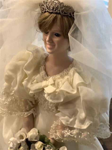 Danbury Mint Princess Diana Bride Doll Royal Wedding 19 Porcelain Ebay