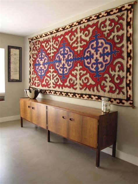 How To Turn A Rug Into A Wall Art Tapestry Wall Hanging Living Room