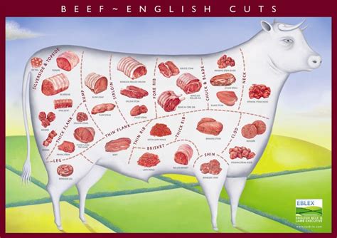 Les Parties Du Boeuf Passion Cuisine Beef Cuts Beef Cuts Chart