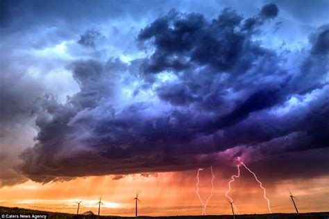 Wyoming Lightning Strikes Wind Farms In Nicolaus Wegners Stunning