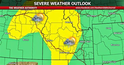Southern Idaho Journal Severe Weather Threat Again Today