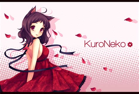 Anime Picture Original Kurone Kuroneko Single Blush