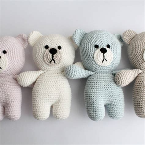 Handmade Baby First Teddy Bear By Attic