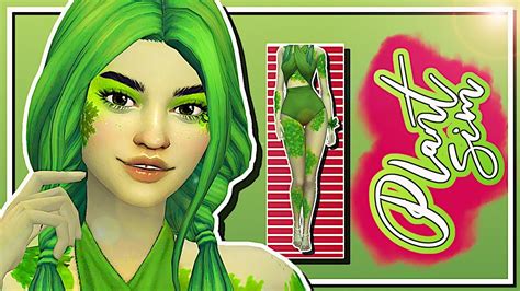 The Sims 4 Plant Sim 🌿💚 Cas Cc Links Youtube