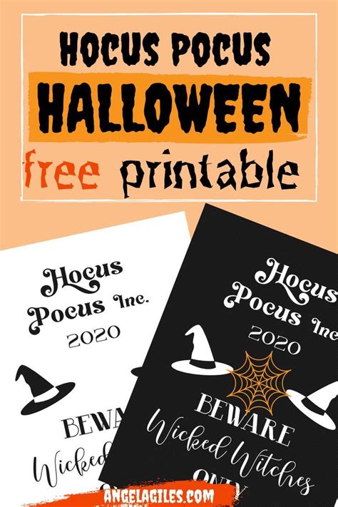 the spookiest halloween printables hocus pocus halloween printables free halloween party