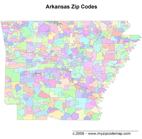 Arkansas Zip Code Maps Free Arkansas Zip Code Maps