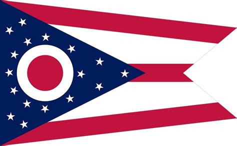 Flag Of Ohio United States State Flag El Festival