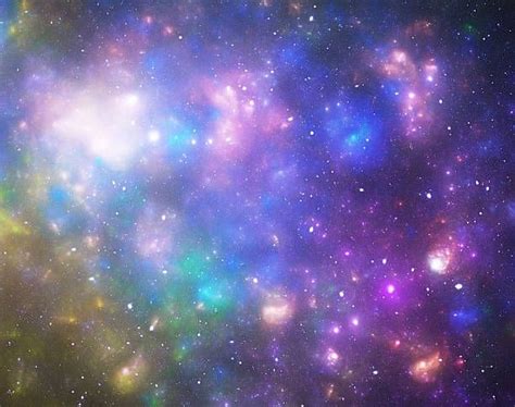 Multicolor Space Stars Stock Photo Hd Backgrounds Aesthetic