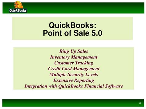 Quickbooks point of sales v9.0, 100 records found PPT - QuickBooks: Point of Sale 5.0 PowerPoint Presentation, free download - ID:694129