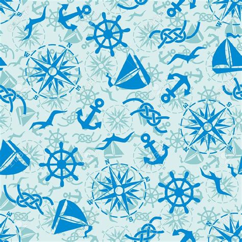 Nautical Wallpaper Online Jobs Seamless Patterns Playing Cards