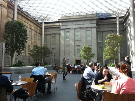 Courtyard Cafe At The Smithsonian American Art Museum And National