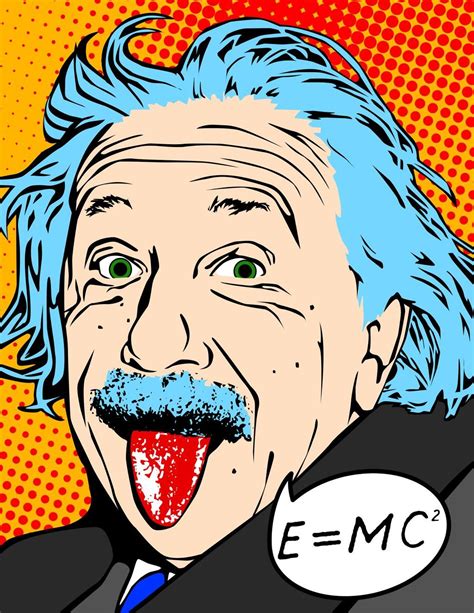 Pop Einstein By Colorium On Deviantart Pop Art Drawing Portrait