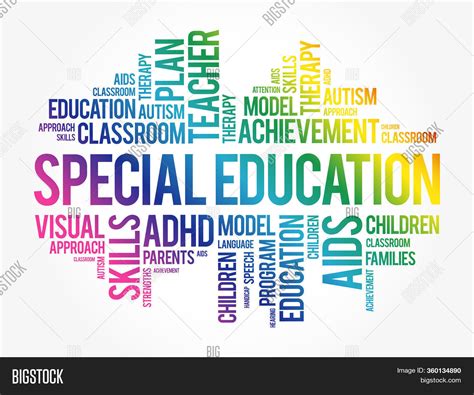 Special Education Word Image And Photo Free Trial Bigstock