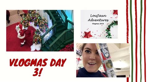 Vlogmas Day 3 Christmas Shopping Youtube