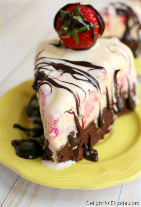 Chocolate Covered Strawberry Ice Cream Dessert Delightful E Made