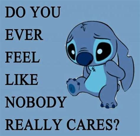 Cute Sad Depressed Sad Stitch Wallpaper Pic Voice