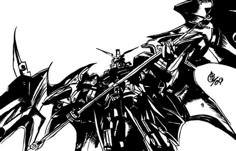 Black And White Gundam Wallpapers Top Free Black And