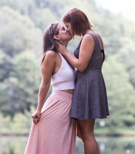 Lesbians Kissing Dani Lesbian Love Backless Dress Instagram Color Dresses Vestidos