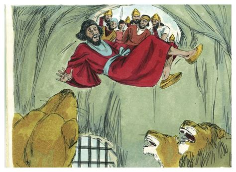 Daniel In The Lions Den Daniel And The Lions Bible Illustrations
