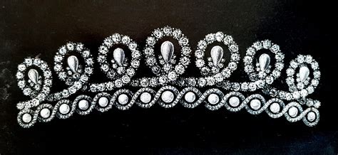 Musy Magnificent And Historic Natural Pearl And Diamond Tiara