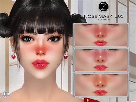The Sims 4 Nose Mask Z05 By Zenx The Sims Game