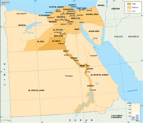 Egypt Economic Map Eps Illustrator Map Vector World Maps