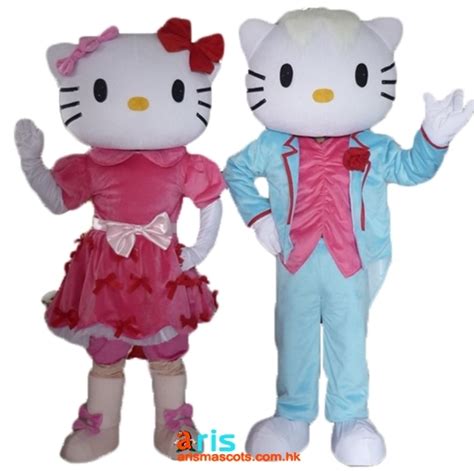 Adult Fancy Hello Kitty Mascot Costume Mascot Character Costumes Production At Arismascots