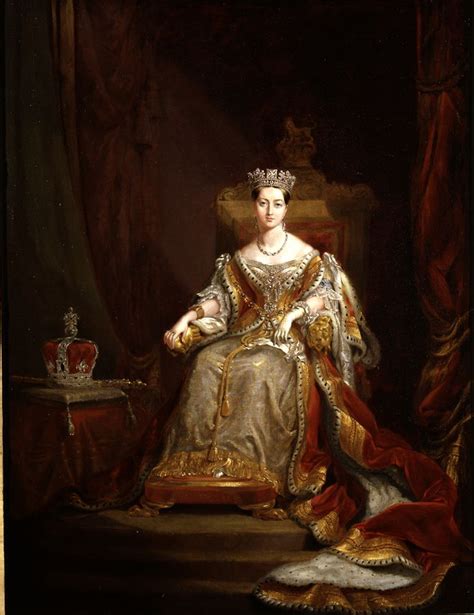 Queen Victoria In Coronation Robes 1838 Queen Victoria Prince Albert