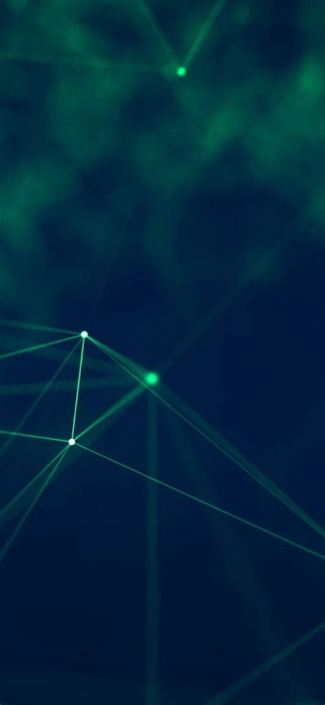 Geometry Cyberspace Digital Art Green Lines 5k Wallpaper