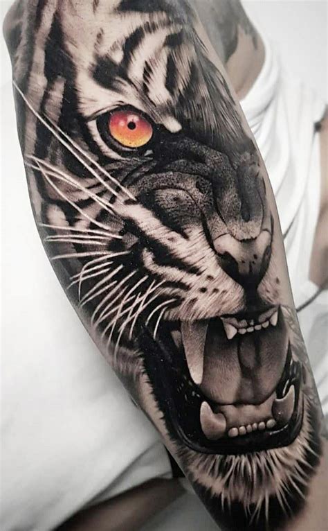 120 Tatuagens De Tigre Incríveis Masculinas E Femininas