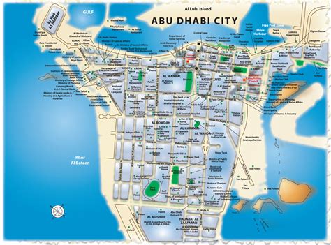 Abu Dhabi Alain Map