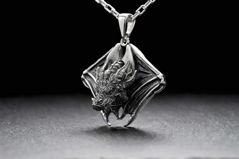 Dragon Necklace Silver Dragon Jewelry Dragon Pendant Silver Etsy