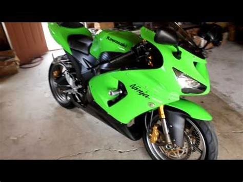 2006 kawasaki ninja 636, runs and rides like new just serviced one of a kind mat gray paint job a must see. 2006 Green Kawasaki Ninja 636 ZX-6R zx6r For Sale - YouTube