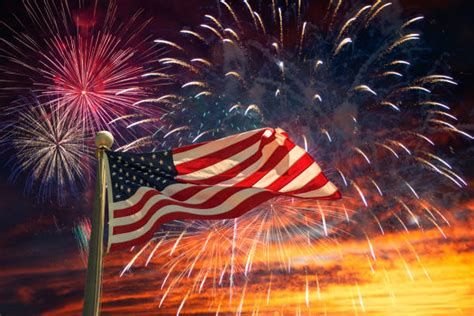 6700 American Flag Fireworks Stock Photos Pictures And Royalty Free