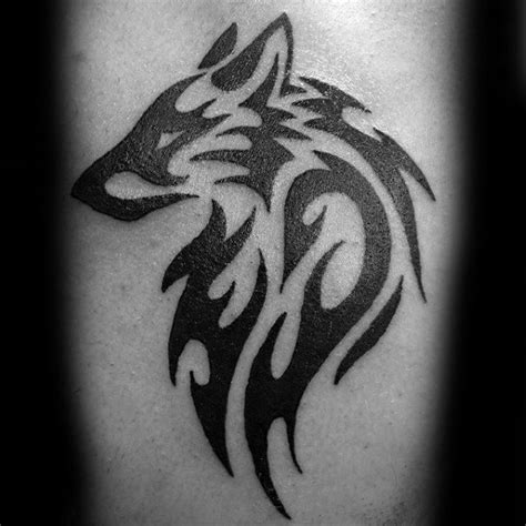 Tribal Tattoo Wolf 40 Tribal Wolf Tattoo Ideas And Designs Tats N