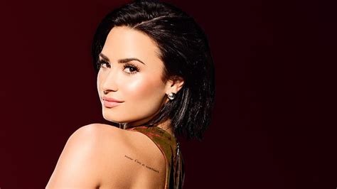 Hd Wallpaper Demi Lovato Background Portrait Makeup Actress