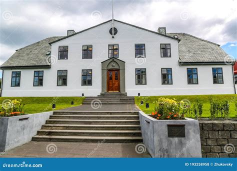 The Icelandic Government Building Prime Minister`s Office In Reykjavik