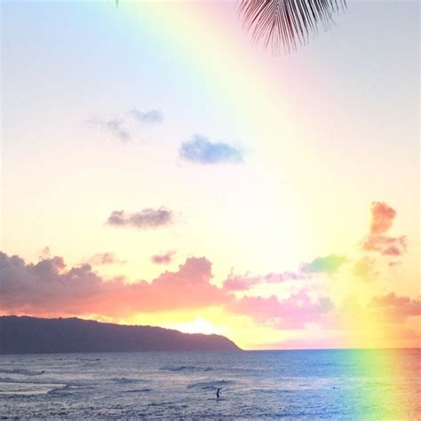 Hawaiian Rainbow Sunsetcould Any Sight On Earth
