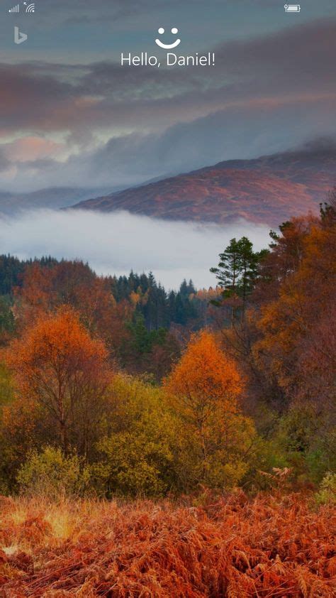The Trossachs National Park In Autumn Stirling Scotland