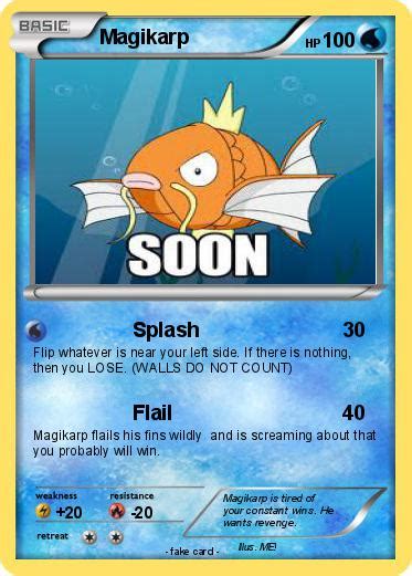Pokémon Magikarp 980 980 Splash My Pokemon Card