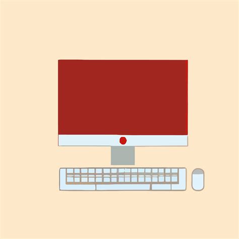 Computer Icon Design Pc Illustration Screen Cartoon Vector Desktop