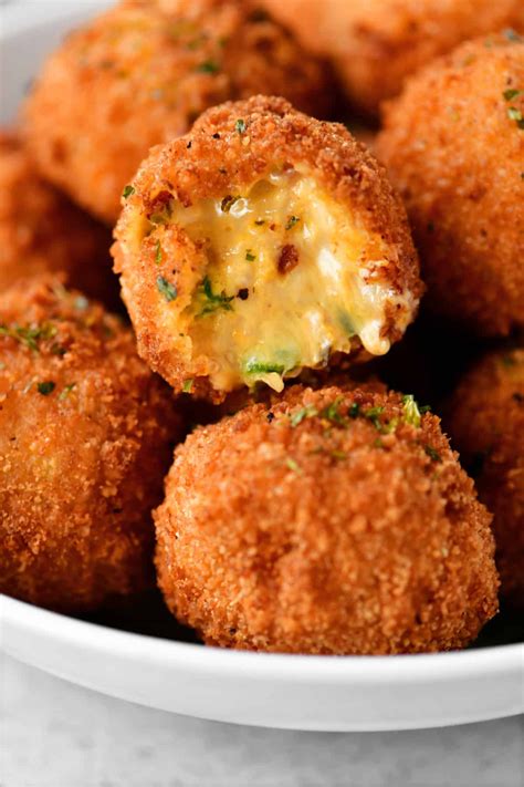 Jalapeno Popper Bites Are Deep Fried Melted Cheese Balls Stuffed With