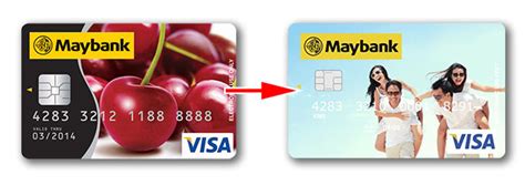 Can't find a money changer but need to make a purchase urgently? 原来Maybank 银行卡上可放自己的照片 只需几个步骤就可以换上自己爱人、家人或者风景的照片啦～好Cool（内有教程）