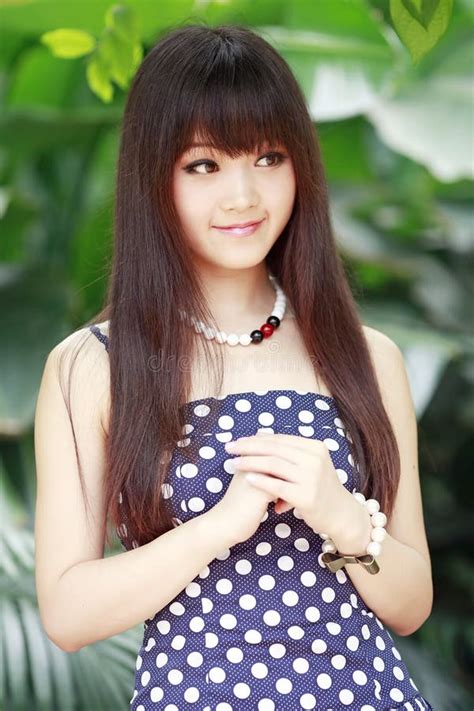 Chinese Girl Outdoor Portrait Free Stock Photos Stockfreeimages