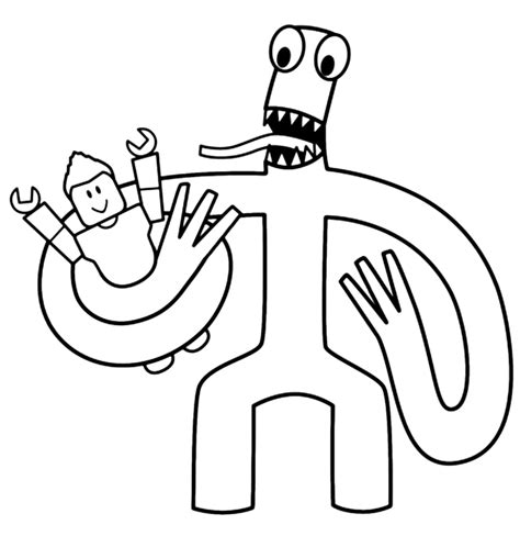 Green Rainbow Friends Coloring Sheet - Free Printable Templates