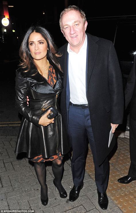 Salma Hayek 47 Admits She Wears Leather To Impress French Hubby