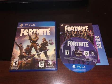 Fortnite Physical Disc And Case Sony Playstation 4 Ps4 Perfect