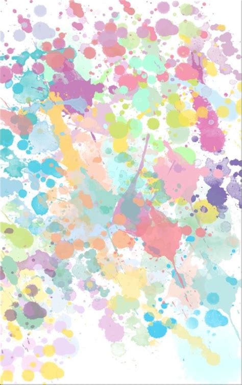 Paint Splatter Pastels Colorful Wallpaper Wallpaper Backgrounds